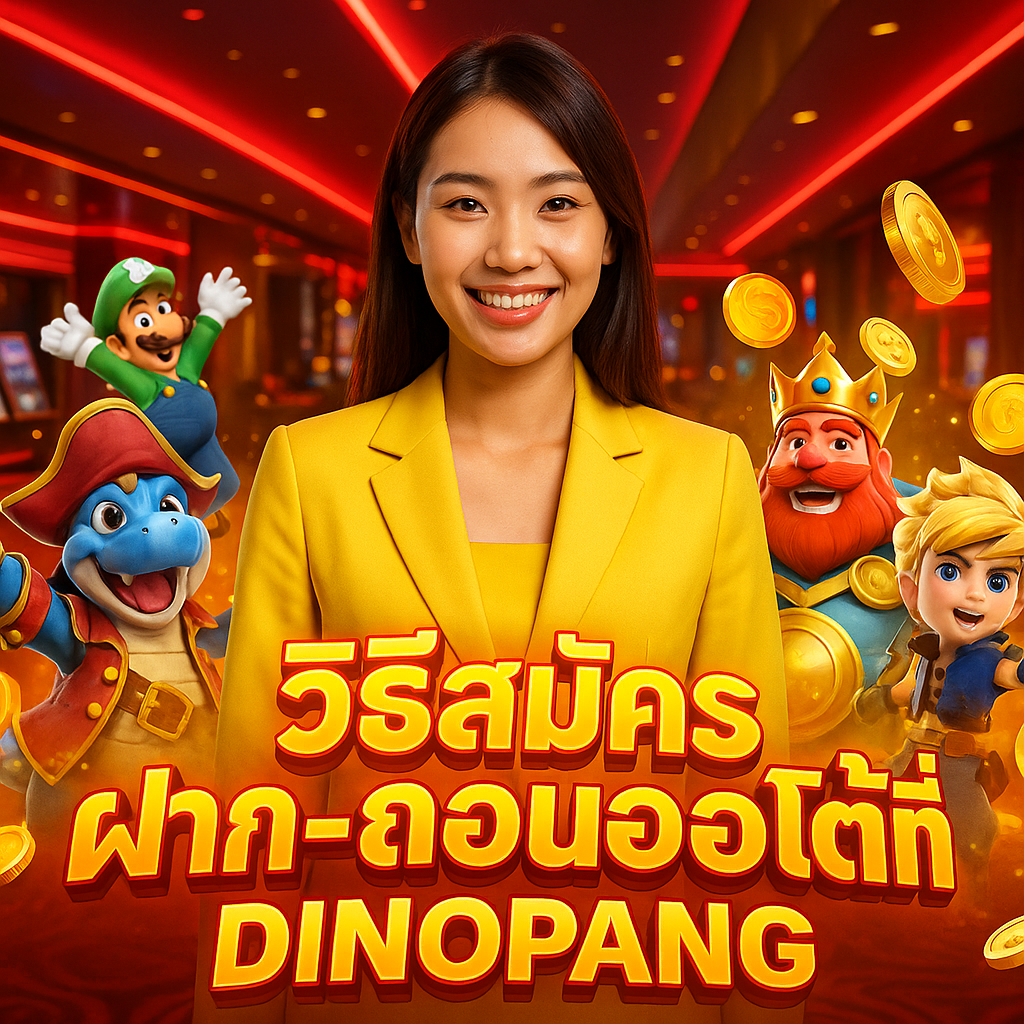 วิธีสมัคร ฝาก-ถอนออโต้ที่ DINOPANG